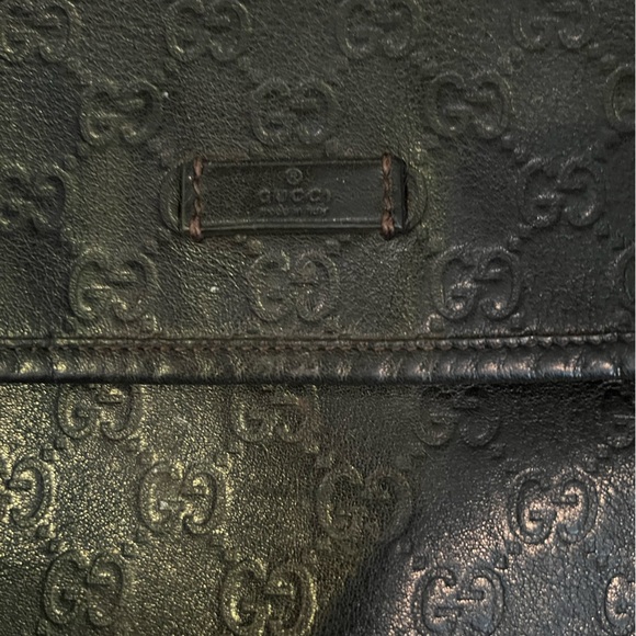 Gucci Crossbody bag. Genuine leather. Dark brown - Picture 2 of 5